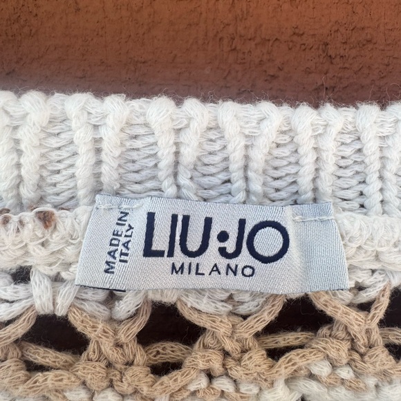Liu Jo Knit V Sweater Tee, Italian - Picture 2 of 9